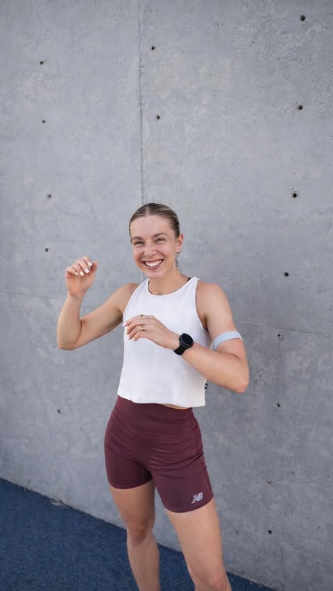 Instagram post by @nele_wsl for COROS. Caption reads: [...] around the corner, I’m excited to have....