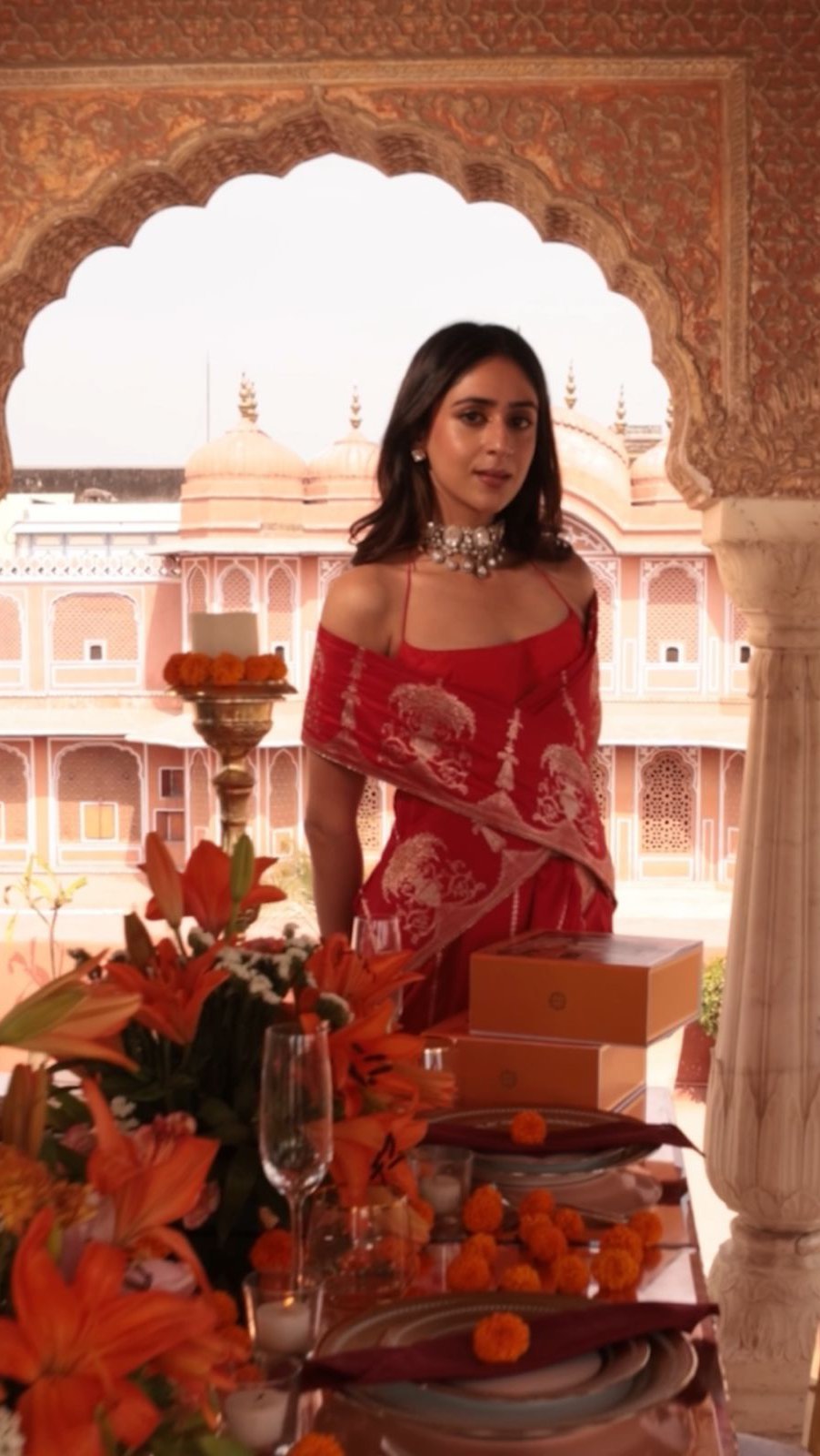 Instagram post by @gauravikumari for Kama Ayurveda. Caption reads: For Princess Gauravi Kumari, gifting is more than....