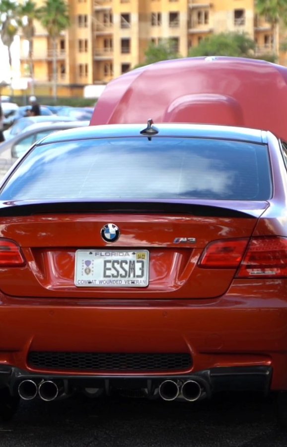 Instagram post by @bimmerinvasion for Dezerland Park Orlando. Caption reads: [...] of Orlando will be held at Dezerland Park....