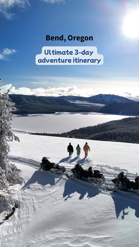 Instagram post by @wandering_withdirtyfeet for Visit Bend Oregon. Caption reads: Epic road trip you NEED to do before you die:....