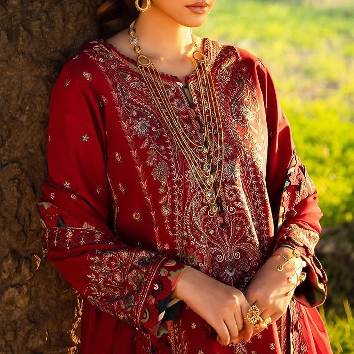 Instagram post by @ramshakhanofficial for Asim Jofa. Caption reads: [...] that beauty, especially while wearing Asim....