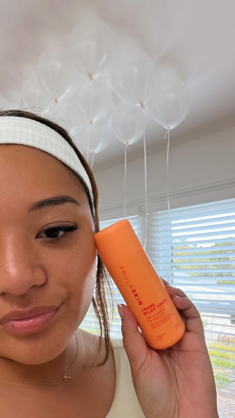 Instagram post by @kaylaschwalger for Frulabeauty. Caption reads: [...] an affordable price !!! ☁️ Go try out....