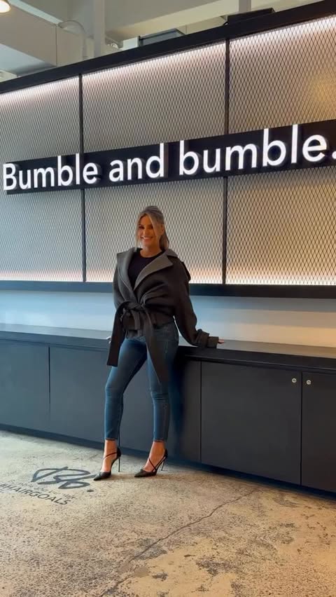 Instagram post by @iriskendall for Bumble and bumble.. Caption reads: [...] close to home 🖤You can snag every....