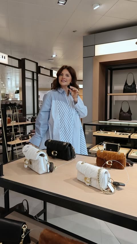 Instagram post by @libsfaulk for John Lewis & Partners. Caption reads: ad Autumn shopping with @johnlewis aka my dream....