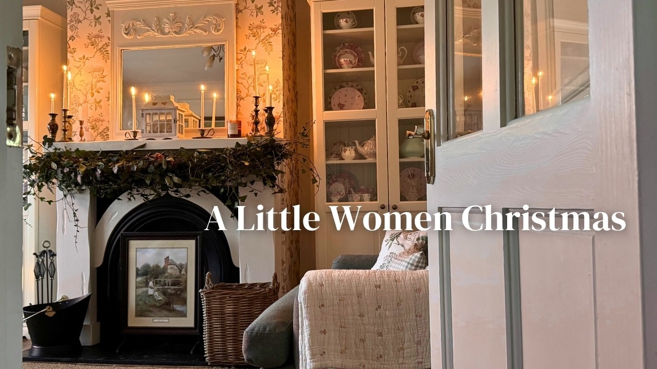 YouTube post by @DaintyDiaries for Flodesk. Caption reads: Decorate 🎄 Foraged, Free & Slow Decorating at the....