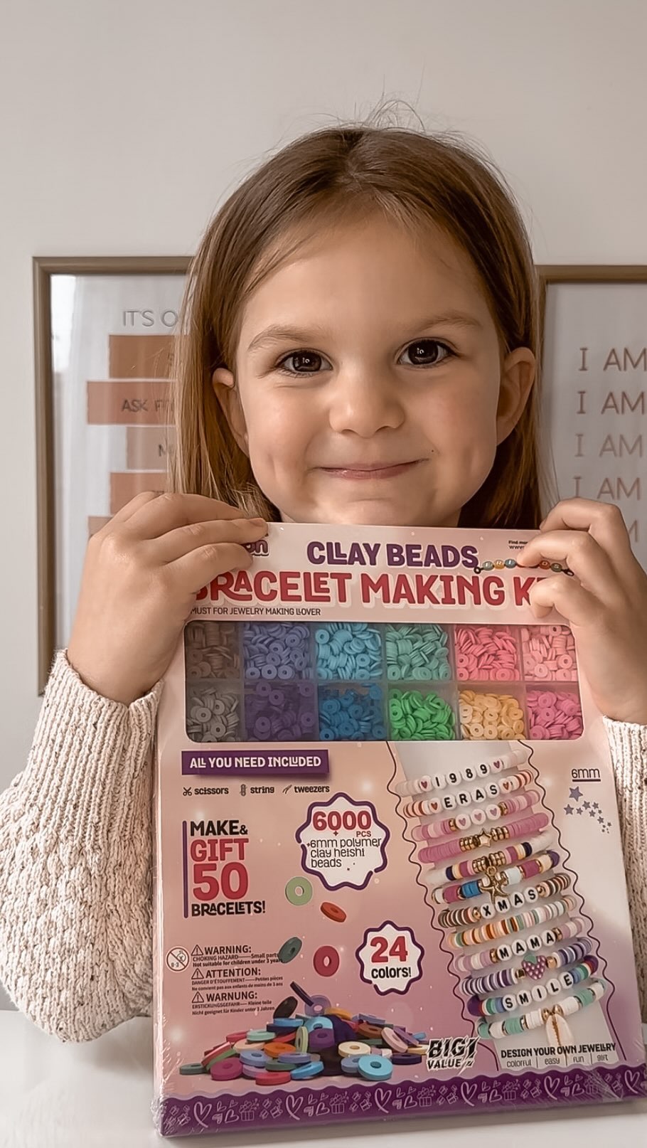 Instagram post by @rosie_nicholls for Gionlion. Caption reads: AD- come make bracelets with us & @gionlioncrafts....