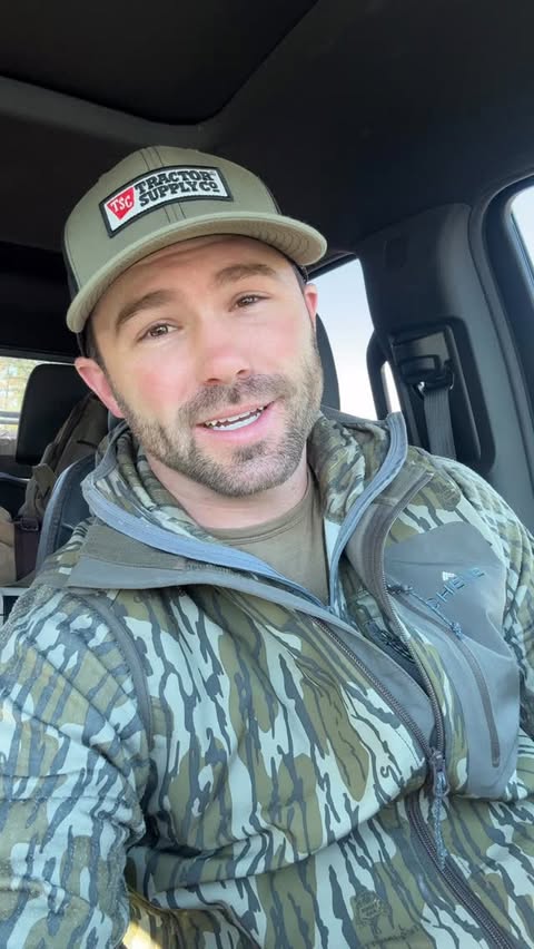 Instagram post by @sladejohnston for Tractor Supply. Caption reads: [...] out some supplies with help from....