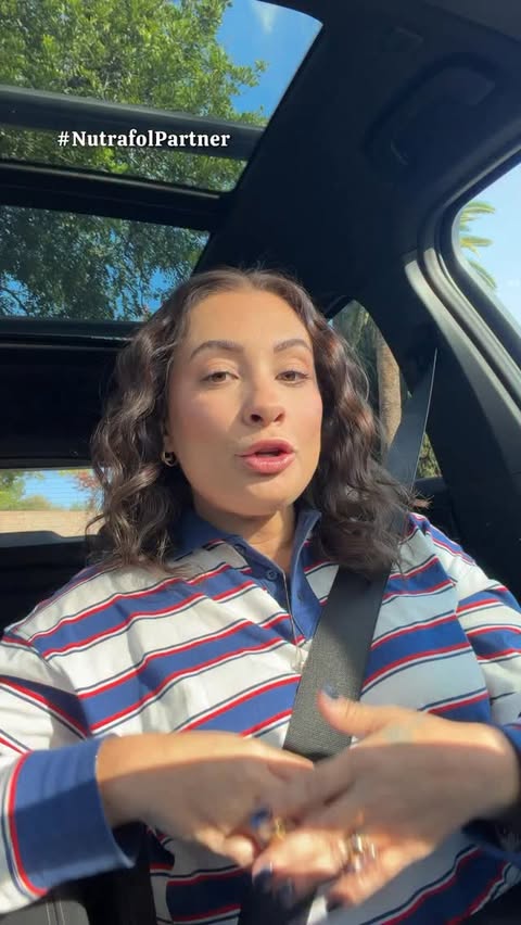 Instagram post by @nicolconcilio for Nutrafol. Caption reads: [...] my confidence for years—until I found....