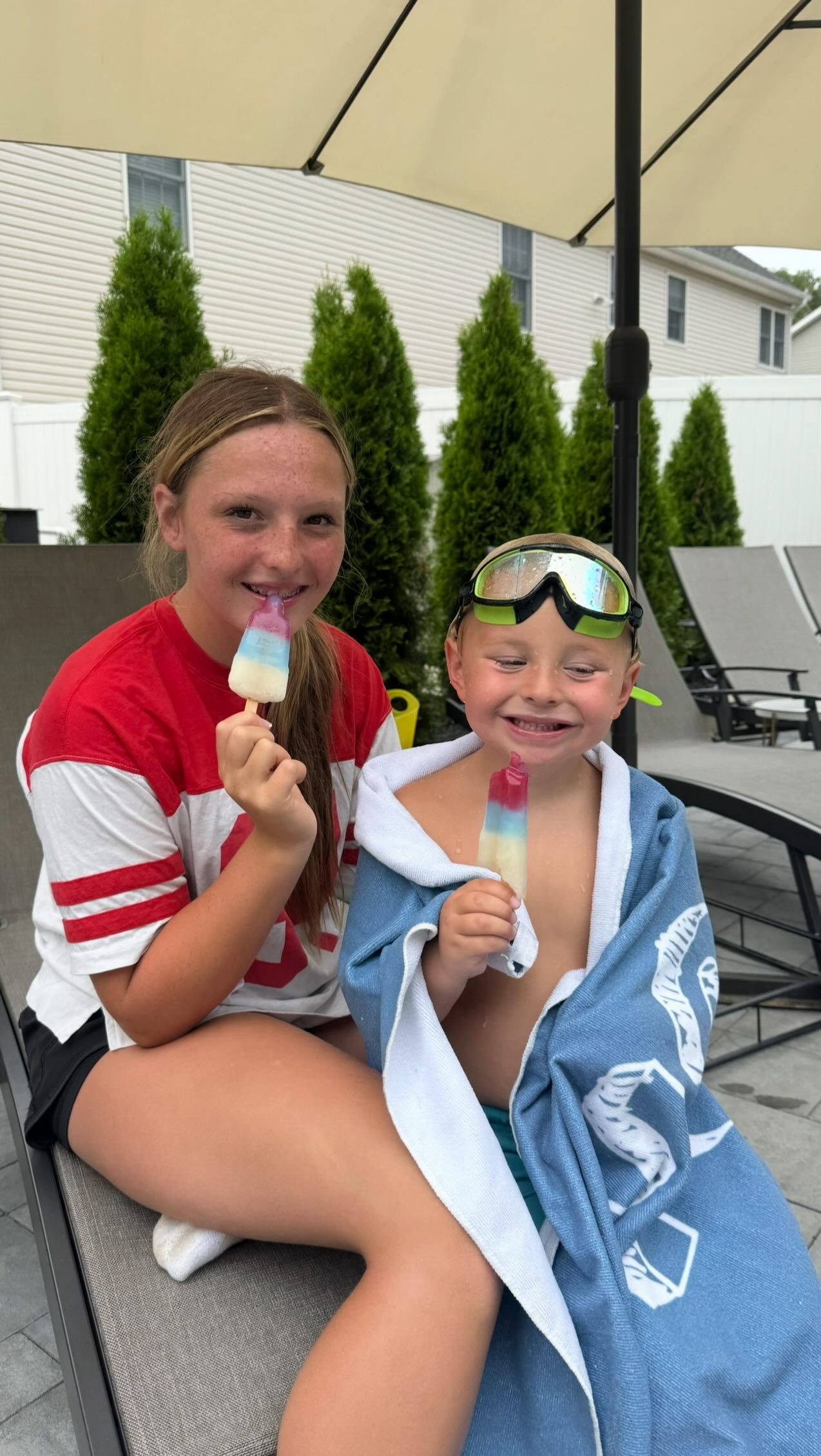 Instagram post by @veryveronicay for ACME Markets. Caption reads: pool day turned into snack emergency real quick....