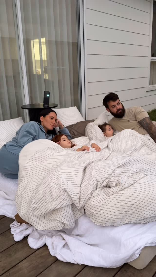 Instagram post by @breobrien__ for NEBULA. Caption reads: Movie nights just got a whole lot cuter with the....