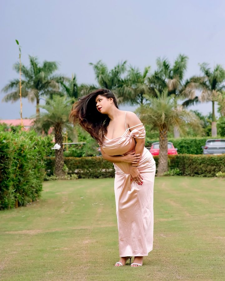 Instagram post by @charusharma0108 for LaceMade. Caption reads: 💓loved before 💓. Wearing @lacemadeofficial....