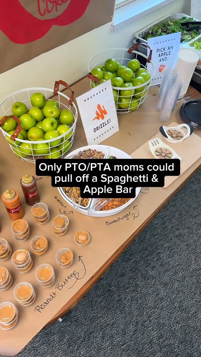 Instagram post by @itsgoodbyetwenties for Oriental Trading. Caption reads: PTA moms… this is your sign 👻🍝

We pulled off....