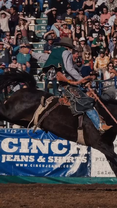 Instagram post by @calpolyrodeo for Hyer Boots. Caption reads: [...] “The Royal Return” presented by @hyerboots!....