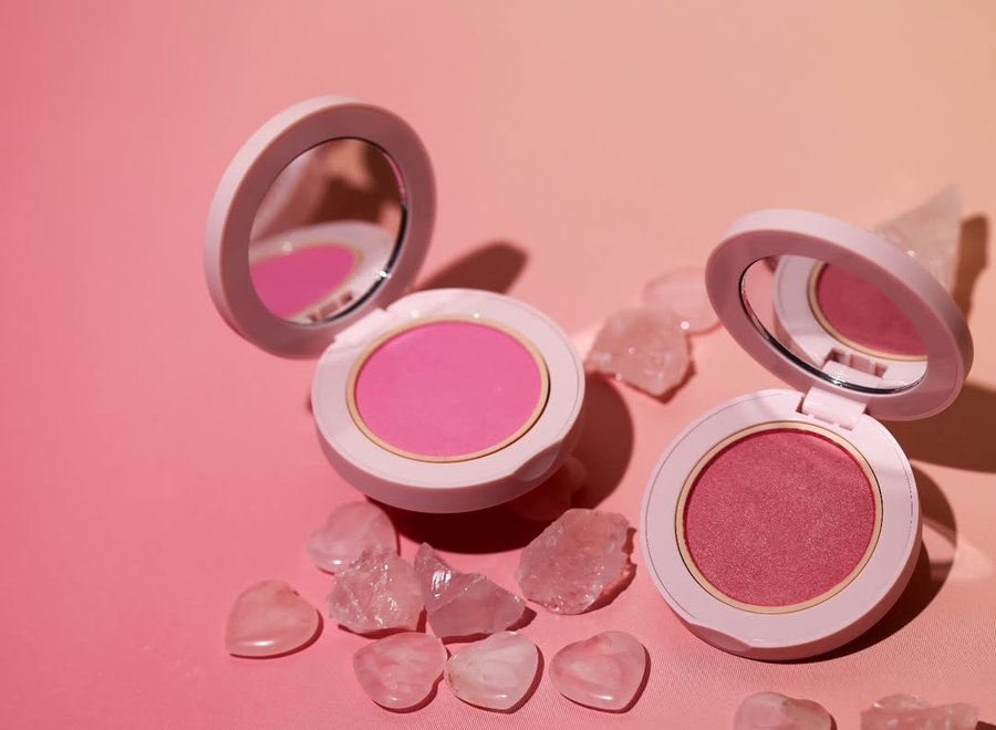 Instagram post by @tishyas.reviews for Wander Beauty. Caption reads: Blush All Day with a Fresh Pop of Color! 🌸✨....