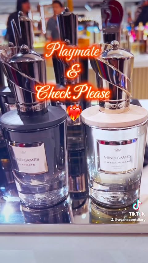 Instagram post by @ayah_scent_diary for Mind Games Fragrance. Caption reads: [...] exclusive release from @mindgamesfragrance....