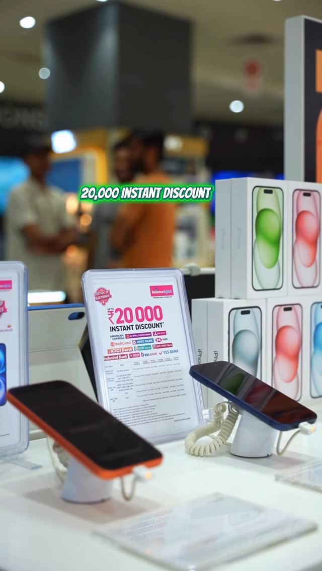 Instagram post by @gorakhpur_lovers_53 for Reliance Digital. Caption reads: Reliance Digital brings you: Festival of....