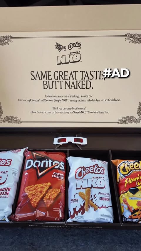 Instagram post by @mehganjames for Frito-Lay. Caption reads: [...] they’re fire🔥 … no pun intended .....