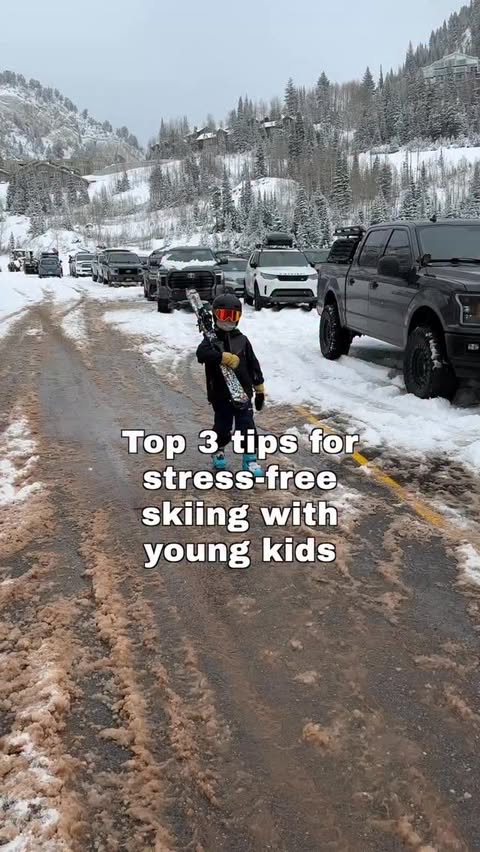 Instagram post by @hunt_hansen for Chomps. Caption reads: [...] kids happy while skiing ⛷️
They LOVE @chomps....