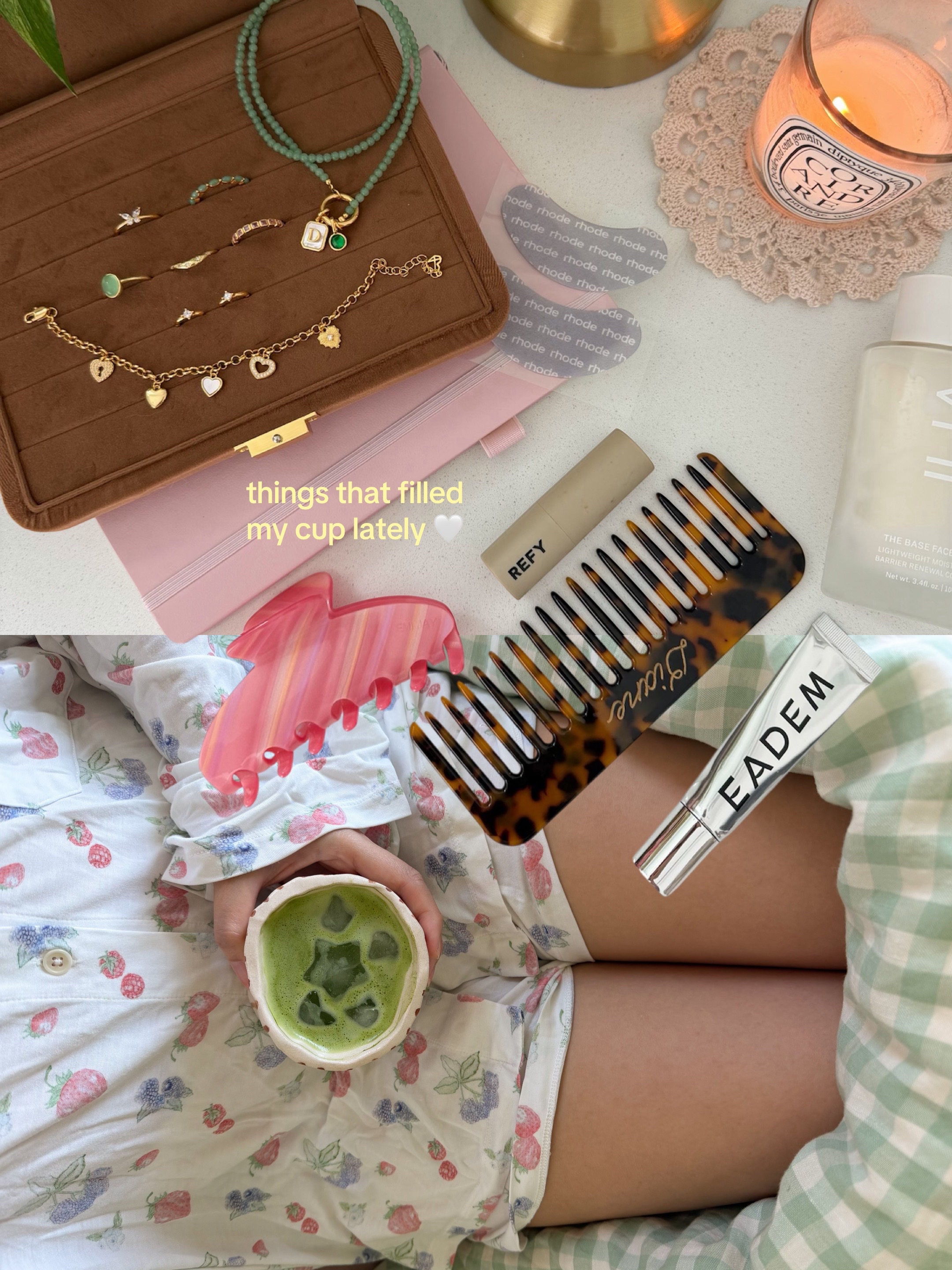 TikTok post by @thedianele for Caitlyn Minimalist. Caption reads: [...] that made me happy lately 🤍 shop @Caitlyn....
