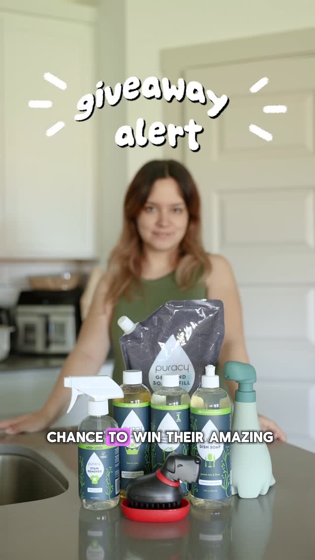 Instagram post by @simplyesrag for Puracy. Caption reads: [...] homes ready too! I’ve teamed up with @puracy....