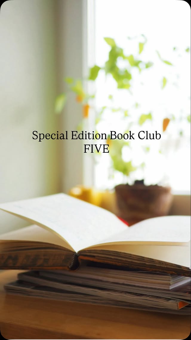 Instagram post by @alannagraceauthor for Crown Publishing. Caption reads: Special Edition Book Club: FIVE This special....
