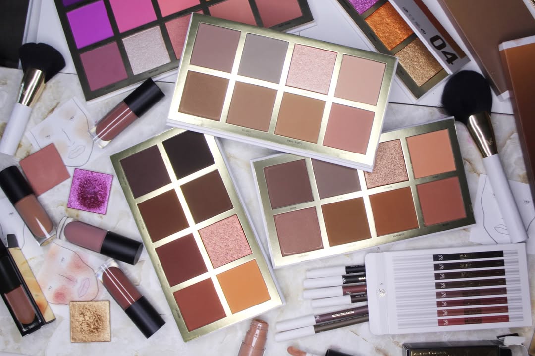 Instagram post by @deandranicoleee for Blend Bunny Cosmetics. Caption reads: [...] are static swatches of the new....