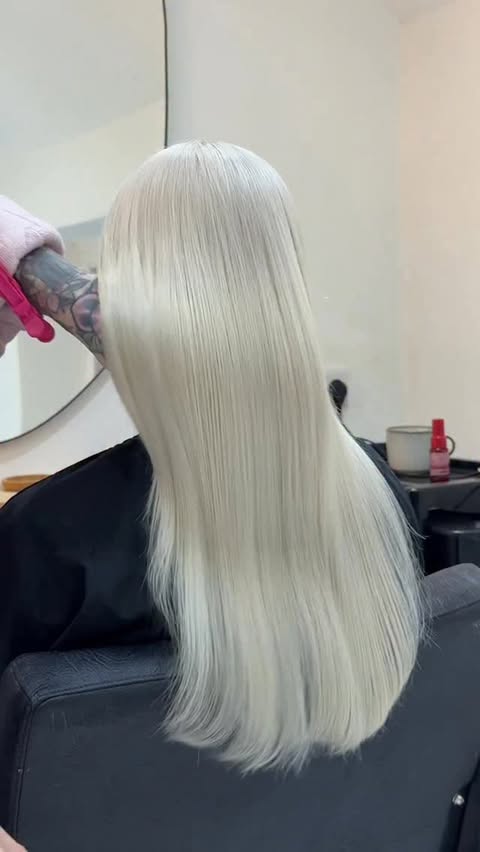 Instagram post by @glam.by.heather for Wella Professionals. Caption reads: Ooooh the Pantone colour of the year has caused a....