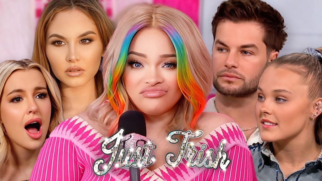 YouTube post by @justtrishpodcast for Home Chef. Caption reads: Catherine Paiz Calls Out Austin McBroom & Tana +....