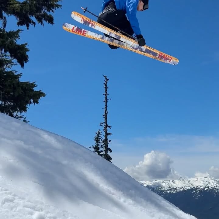 Instagram post by @mr.mulvihill for More Rewards. Caption reads: Ski legs need snacks — and More Rewards has your....