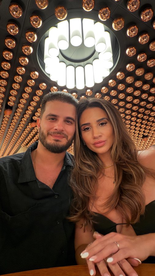 Instagram post by @cee_jae_gee for Virgin Voyages. Caption reads: Two parents, no kids — 8 days at sea with....