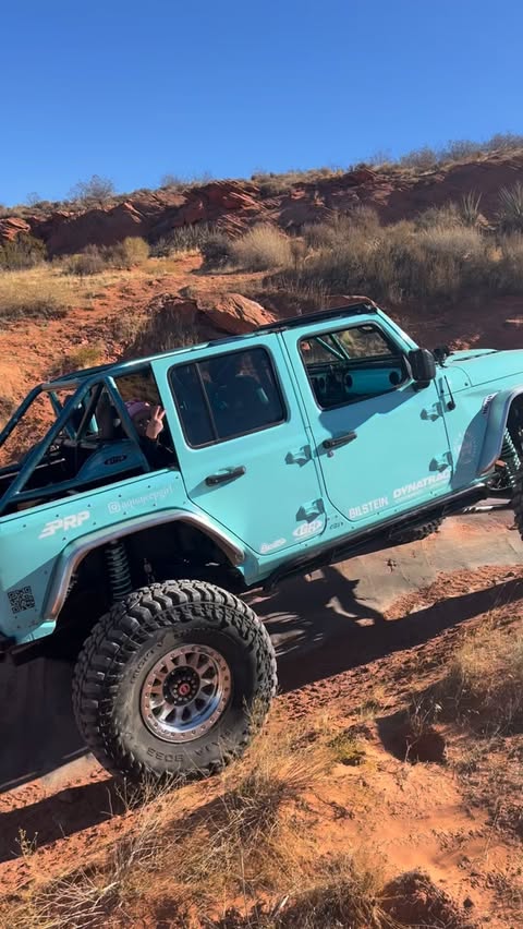 Instagram post by @aquajeepgirl for PRP Seats. Caption reads: Okayyy, we back! Winter 4x4 Jamboree is just about....