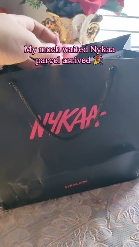 Instagram post by @zarkhanreza for NAP by Nykaa. Caption reads: [...] #pr Much waited gift from @mynykaa....