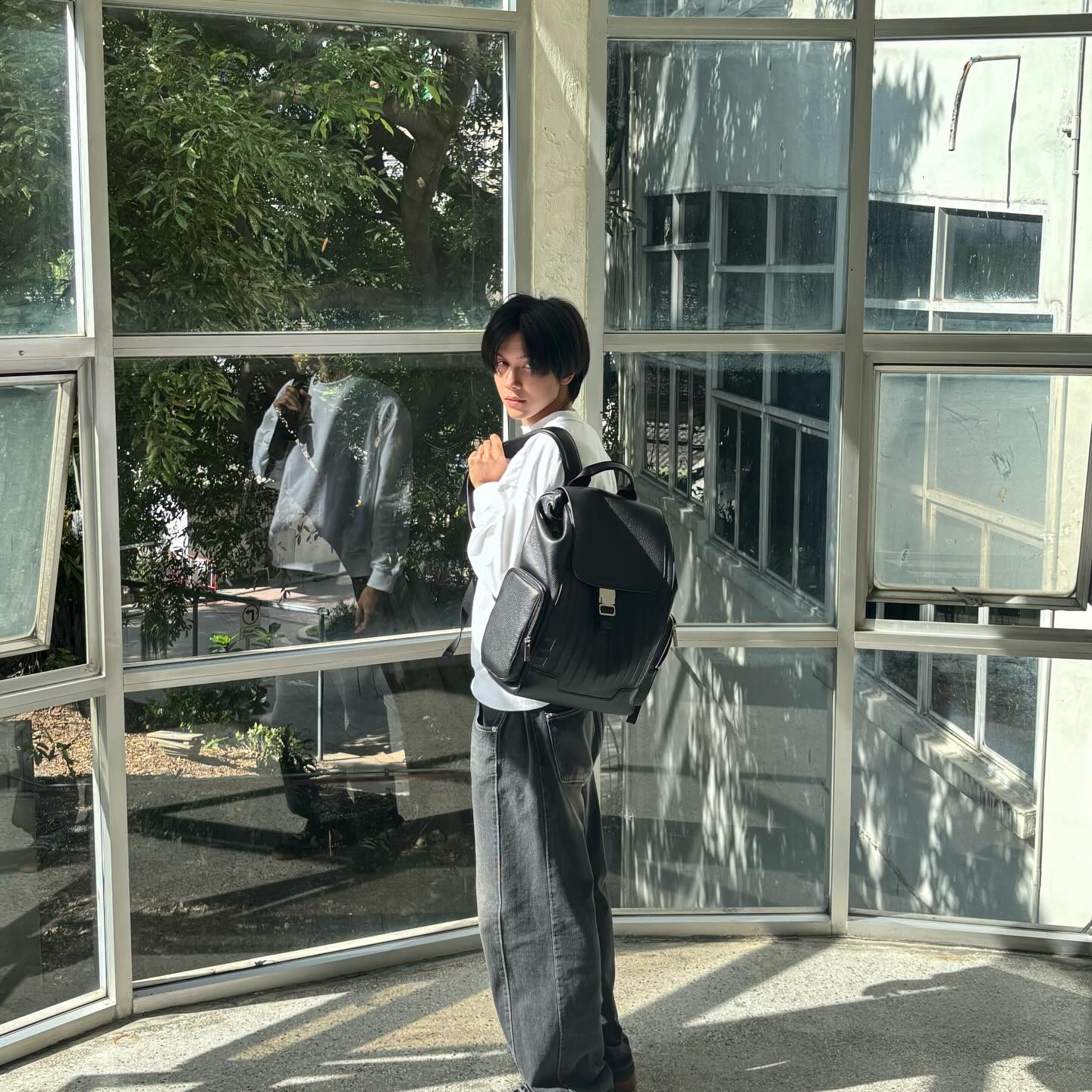 Instagram post by @alex.diceofficial for RIMOWA. Caption reads: always moving, never still. @rimowa
#RIMOWA....