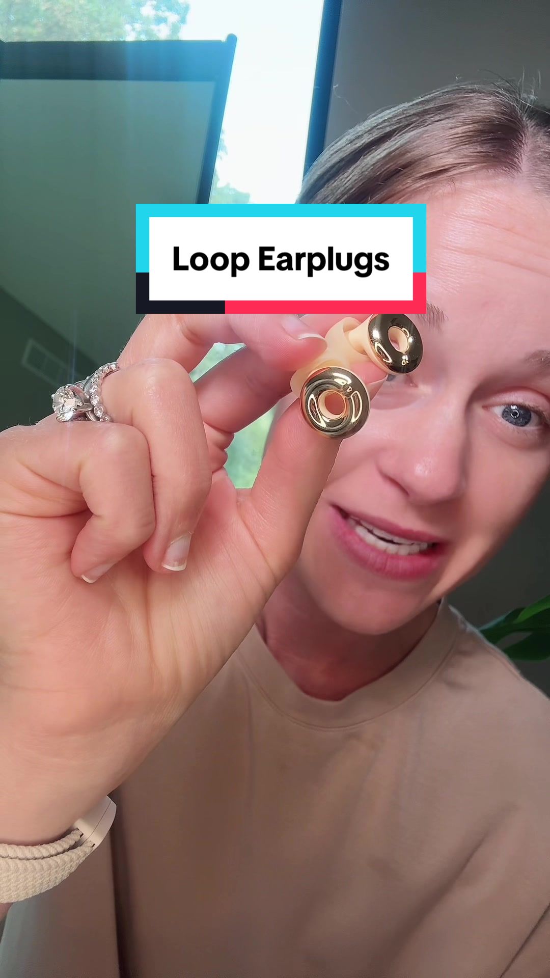 TikTok post by @tristfrwxce for Loop Earplugs. Caption reads: [...] very guilty about it and apologize.....