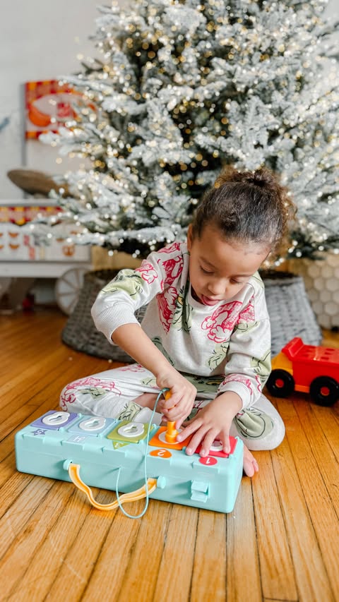 Instagram post by @mrscarr_ for Learning Resources. Caption reads: #ad It’s the holiday season and @learningresources....