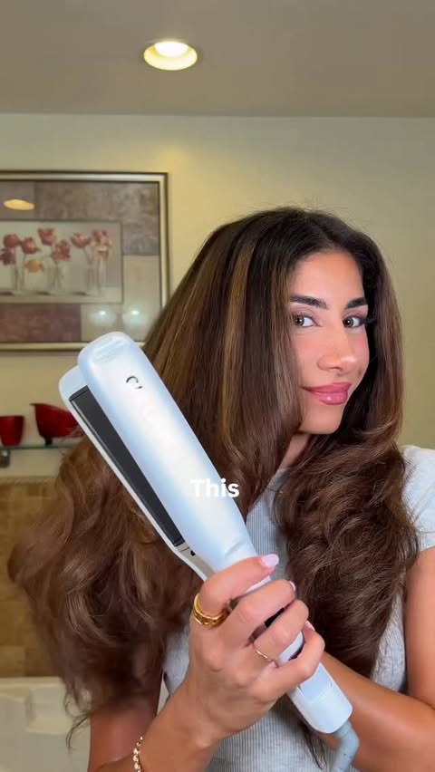 Instagram post by @xtinagal for CHI Haircare. Caption reads: #sponsored @chihaircare the ironing tip nobody....