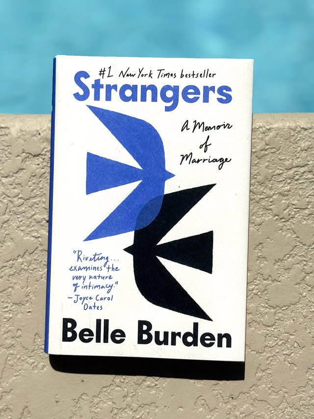 Instagram post by @beach.reading for Penguin Random House. Caption reads: A Memoir of Marriage. Vulnerable, chilling,....