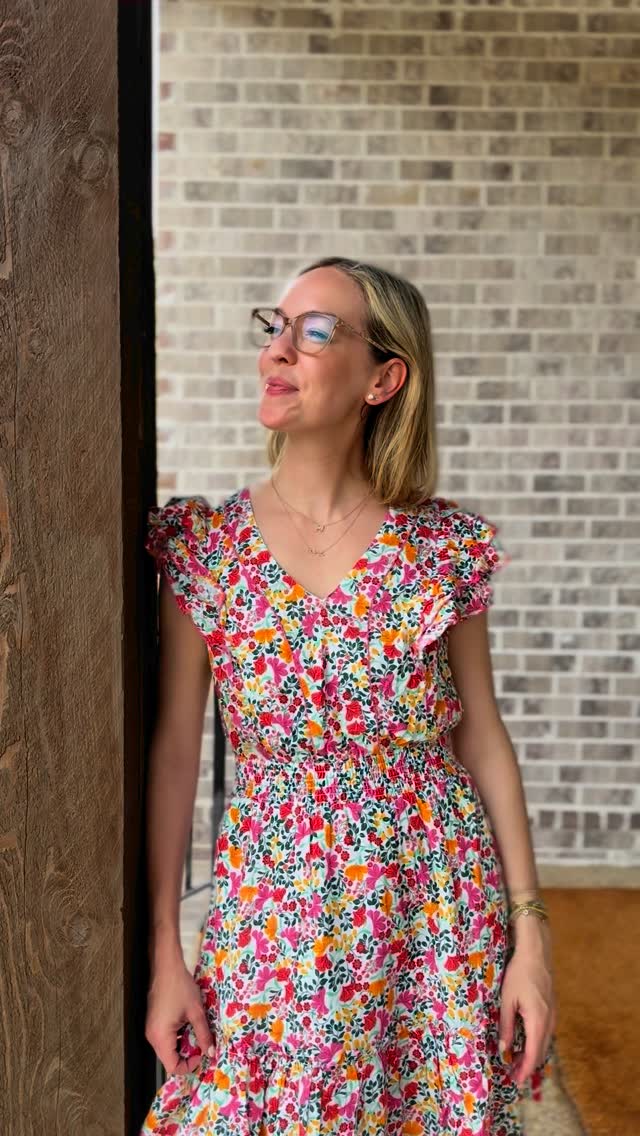 Instagram post by @cara_melized for Draper James. Caption reads: Motherhood through my @draperjames’ lens looks....