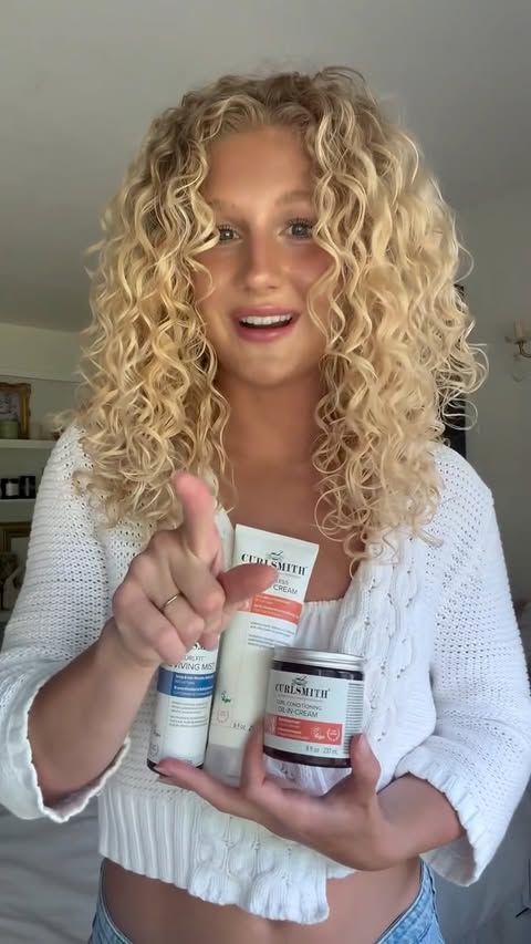 Instagram post by @charlize.wk for CURLSMITH. Caption reads: [...] coming back to✨🤍👩🏼‍🦱 These are the....