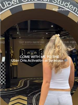 TikTok post by @gracevickner for Home From College. Caption reads: [...] For Students!! @Uber #UberPartner @Home From....