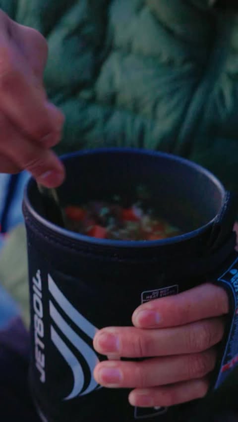 Instagram post by @campwithcol for Jetboil. Caption reads: Japanese Beef Curry 🔥 This dish is 100% a go to....