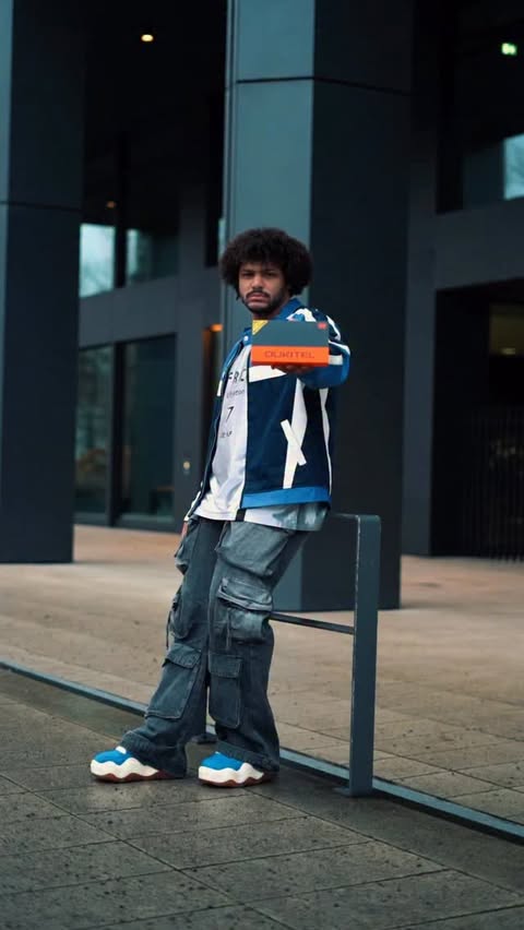 Instagram post by @sheko_model for OUKITEL. Caption reads: [...] IS BUILT DIFFERENT 😤📱
WP55 ULTRA by....