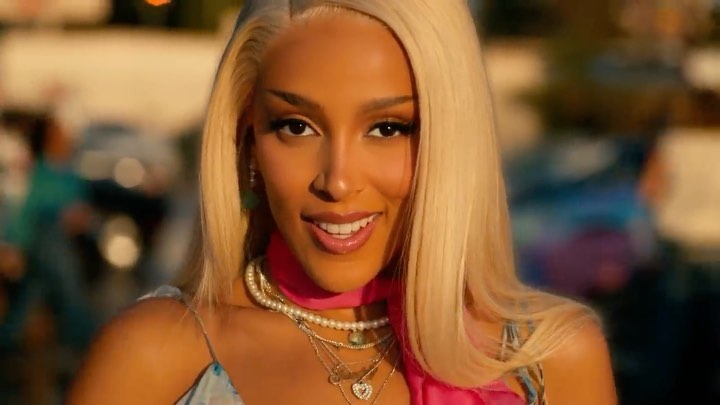 Instagram post by @jasonfacey1 for BlocLA. Caption reads: My first @pepsi commercial ft @dojacat 😁 came out....