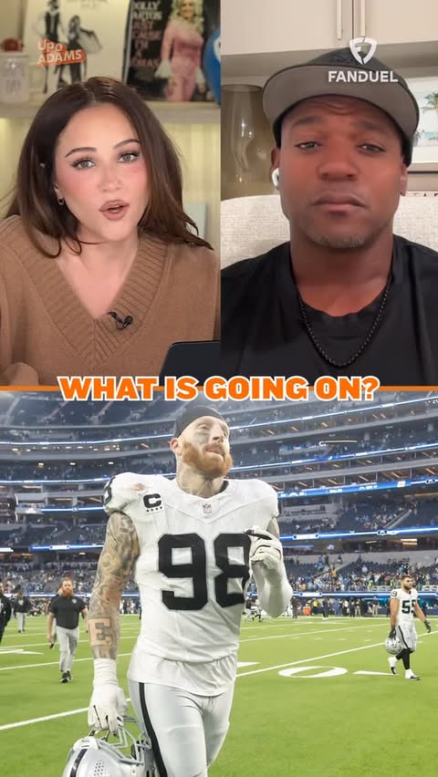 Instagram post by @dwightfreeney for FanDuel. Caption reads: HOF DE Dwight Freeney wants to see Maxx Crosby get....