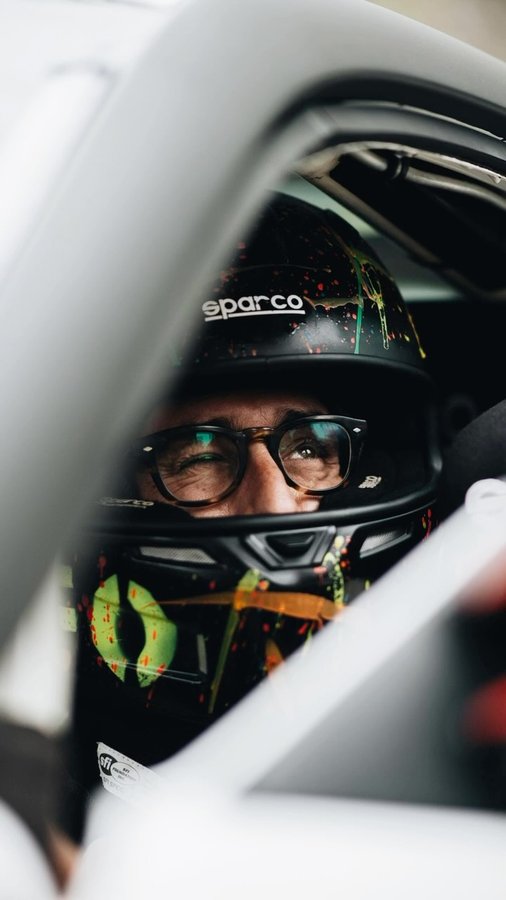 Instagram post by @federicosceriffo17 for Sparco. Caption reads: [...] don’t forget” ❤️👊🏻🤌🏻! Love Y’all.....