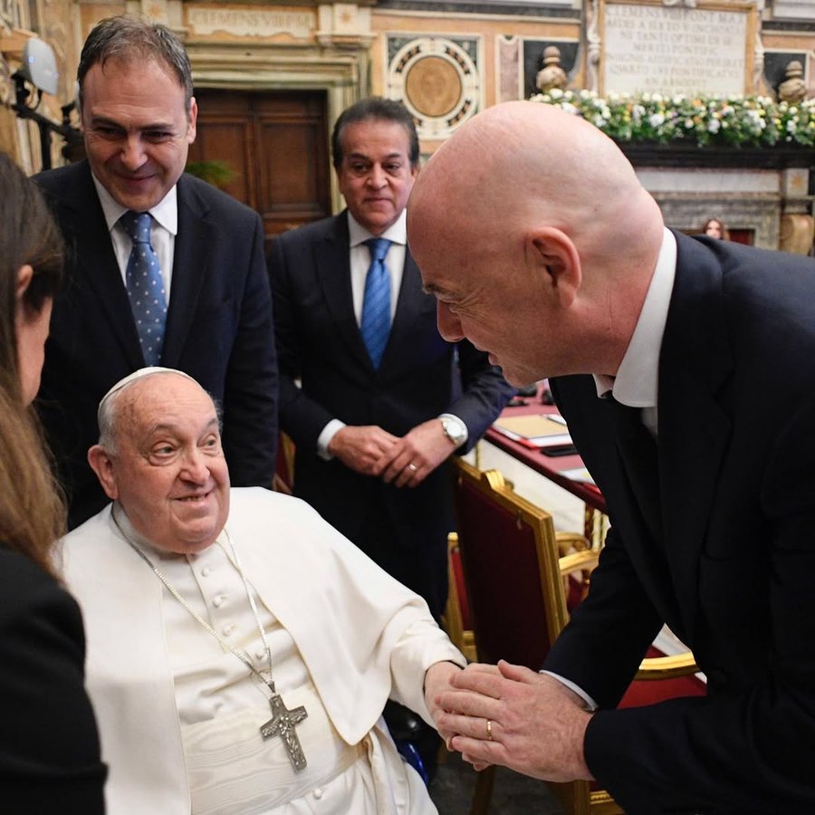 Instagram post by @gianni_infantino for UNESCO. Caption reads: I was honoured to speak at the World Leaders....