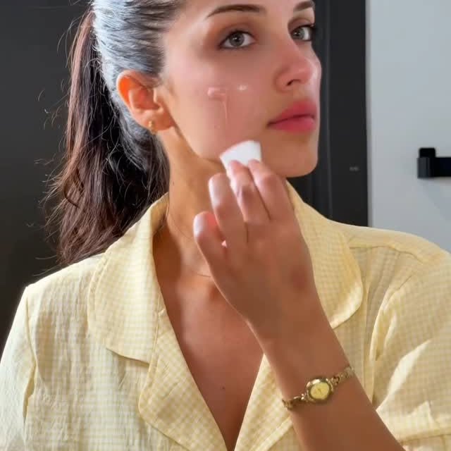 Instagram post by @tarabarzz for REN Clean Skincare. Caption reads: POV: you’re in your late 20s and started....