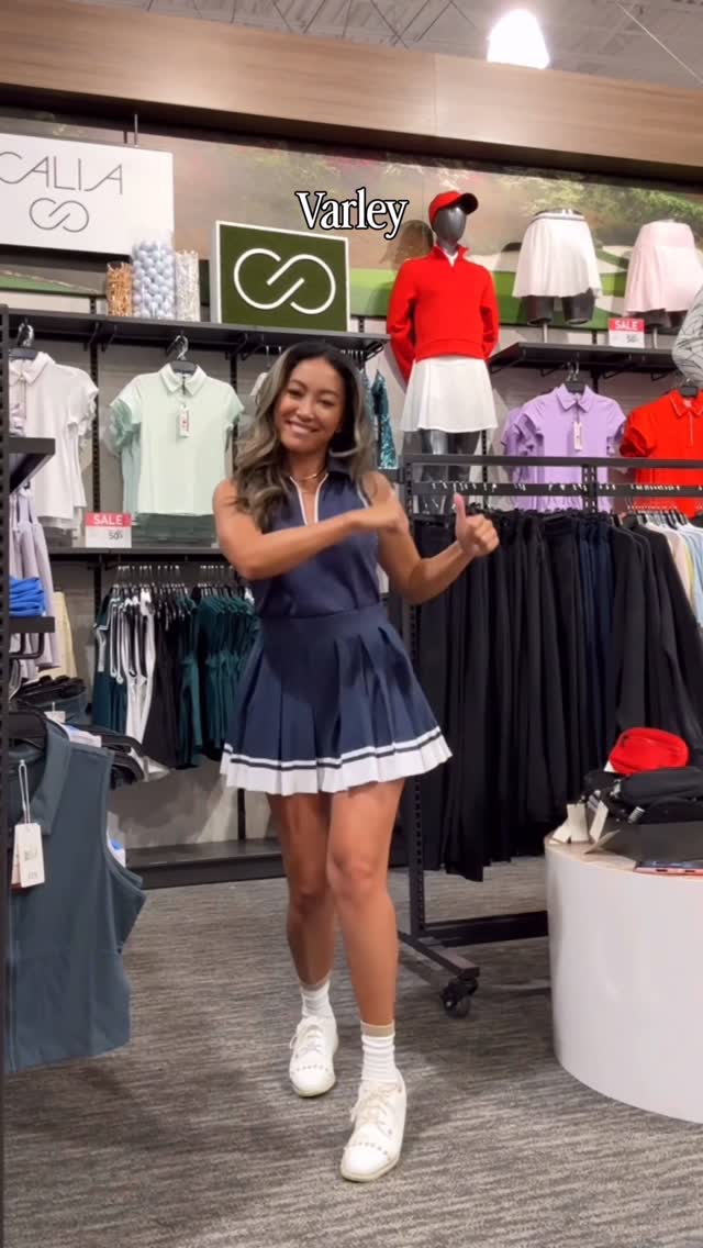 Instagram post by @tishaalyn for Golf Galaxy. Caption reads: [...] of my favorite layers and gems from....