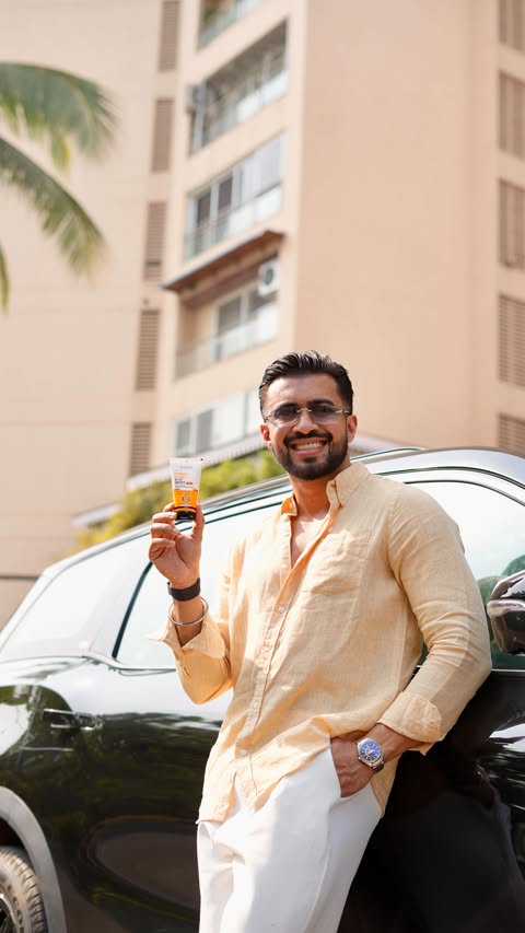 Instagram post by @raulbanrjee for Dr Sheths. Caption reads: Got my summer skincare sorted ☀️ Picked up my....