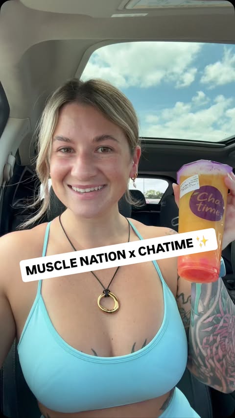 Instagram post by @_elliewilsonfitness__ for Muscle Nation. Caption reads: @musclenation X @chatimeaustralia 😍

MUSCLE....